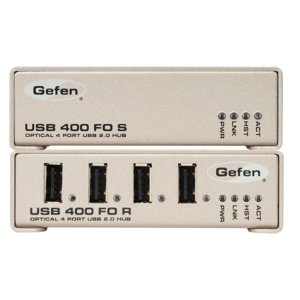 USB 400 FO - Optical 4 Port USB 2.0 Hub